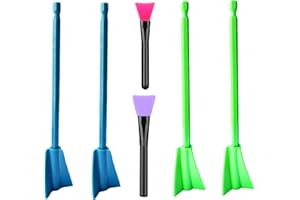 FABULWAY 4pcs Epoxy Mixer Paddles 2pcs Silicon Brushes Epoxy Resin Mixer for Drill Paint Mixer Resin Stirrer Without Bubbles Glitter Resin Glazes Resin Molds Mixing Epoxy Tumblers Cups (Blue+Green)