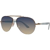 Piranha Phoebe Sky Blue Aviator Sunglasses for Women with Gradient Lens