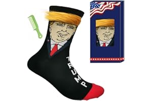 FYSN Trump Socks - Unisex Funny Gift Socks Novelty President 2024 Socks MAGA socks Gift Set