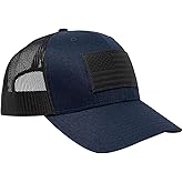 13 STRIPES American Flag Hat – Leather Patch Mesh Back Snapback Hat for Men & Women USA Flag Trucker Hat, Casual Unisex Hat