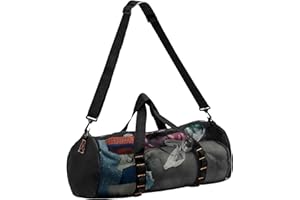 Mesh Dive Bag,Cylindrical Beach Bags | Foldable Mesh Dive Duffle Bag, Large Mesh Bag for Diving, Snorkeling, Swimming, Beach