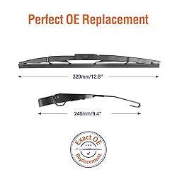 WOWIPER Rear Wiper Arm with Blades Assembly for