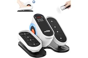WESTIONC Under Desk Ellipticals Electric or Magnetic Control, Leg Ercise Pro, Leg Exerciser While Sitting, Suitable for The Old and Young Leg Ercise, Home Use Seated Ellipse Leg Exerciser