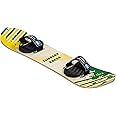 Slippery Racer Kids Hardwood Snowboard with Velcro Binding in Various Sizes