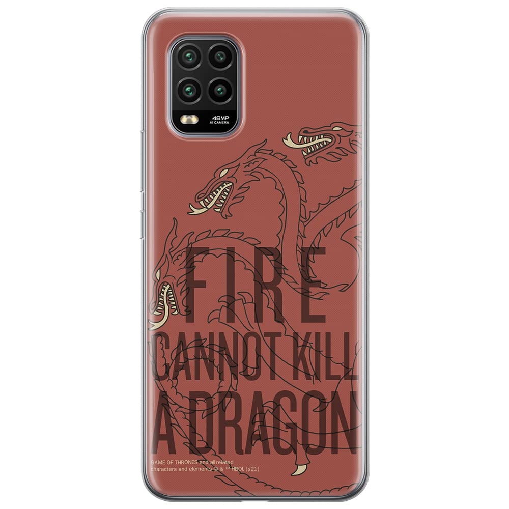 ERT GROUP mobile phone case for Xiaomi MI 10 LITE original and officially Licensed Game of Thrones pattern 015 optimally adapted to the shape of the mobile phone, case made of TPU
