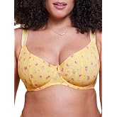 Curvy Kate Yellow Floral Scooped Multiway Balcony Bra