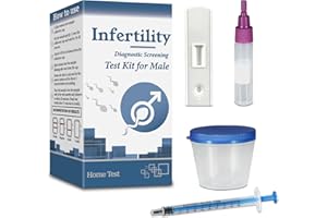 FITEVAL Male Fertility Home Test Kit for Men-Trak Plus Male Fertility Testing System- Shows Normal or Low Sperm Count- Clear Results in Minutes - Easy to Read Result