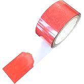 TamperSeals Group &ndash; 1 Roll 2&rdquo; x 10 Yards White Water Contact Indicator Tape for Warranty Void Instruction in Electronics Repair (6 Mil Thick Printable, Turn Red When Contact Water, Model: 0201)