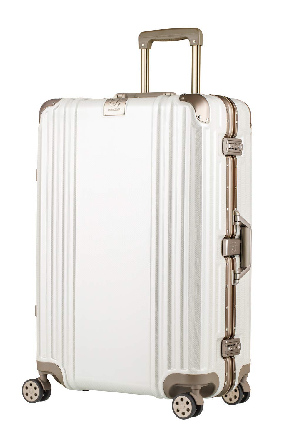 [レジェンドウォーカー] スーツケース 耐衝撃 アルミフレーム キャリーケース 大型 Lサイズ 大容量 静音ダブルキャスター TSAロック キャリーバッグ 出張 旅行（7泊以上/5.6kg/ 83L/ブリリアントホワイト） 5509-70 無料受託手荷物商品画像