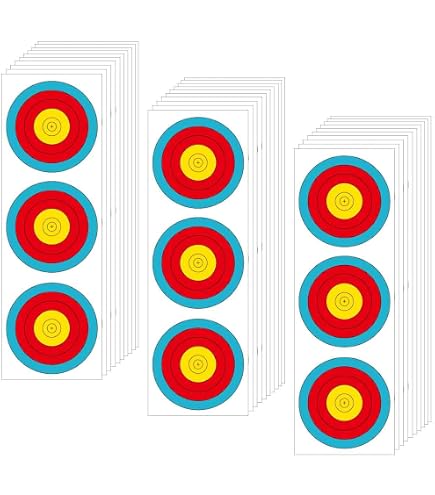 100x8 Shooting Targets Reactive Adhesive Stick Paper For Rifle Practice