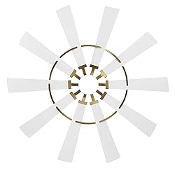 WINGBO 84" Windmill Ceiling Fan with Lights, 3