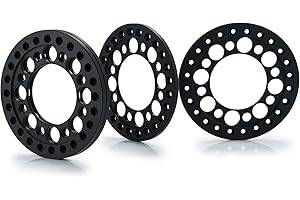 MY PET ELEPHANT Zolikar 4Pcs RC 2.2 Beadlock Wheel Rings Aluminum Alloy for 1/10 Scale RC Crawler Car Accessories SCX10 D90 Wraith 90048 90018 RR10 1:10 Beadlock Wheels Upgrades, Black
