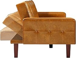 ERYE Upholstered Futon Daybed Loveseat Sofa