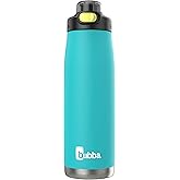 Bubba Radiant Stainless Steel Push-Button Chug Lid 24oz. Water Bottle Medium Rubberized Scuba