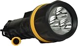 MERCURY Heavy Duty LED Rubber Torch Wide-Angle, Anti-Roll Grip, Splash view 4