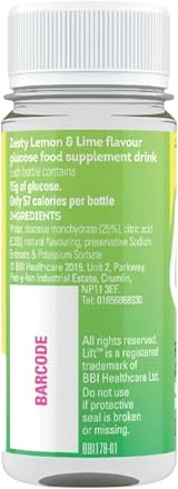 Lift Glucose Energy Shots Lemon & Lime 60 ml Pack of 12 view 9