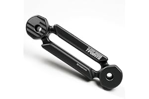 YANKUM ROPES Yankum Groove Winch Fairlead - Synthetic Rope Compatible, Hawse Style, 10" Bolt Mounting, for Jeep, Truck, ATV, Heavy-Duty Winch Accessory - Made in USA