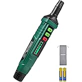 STMOUTUO Gas Leak Detector for RV & Home - Detects Propane, Methane & Combustible Gases, Audible & Visual Alarm, Quick Leak Location, 2 Batteries Included (Green)
