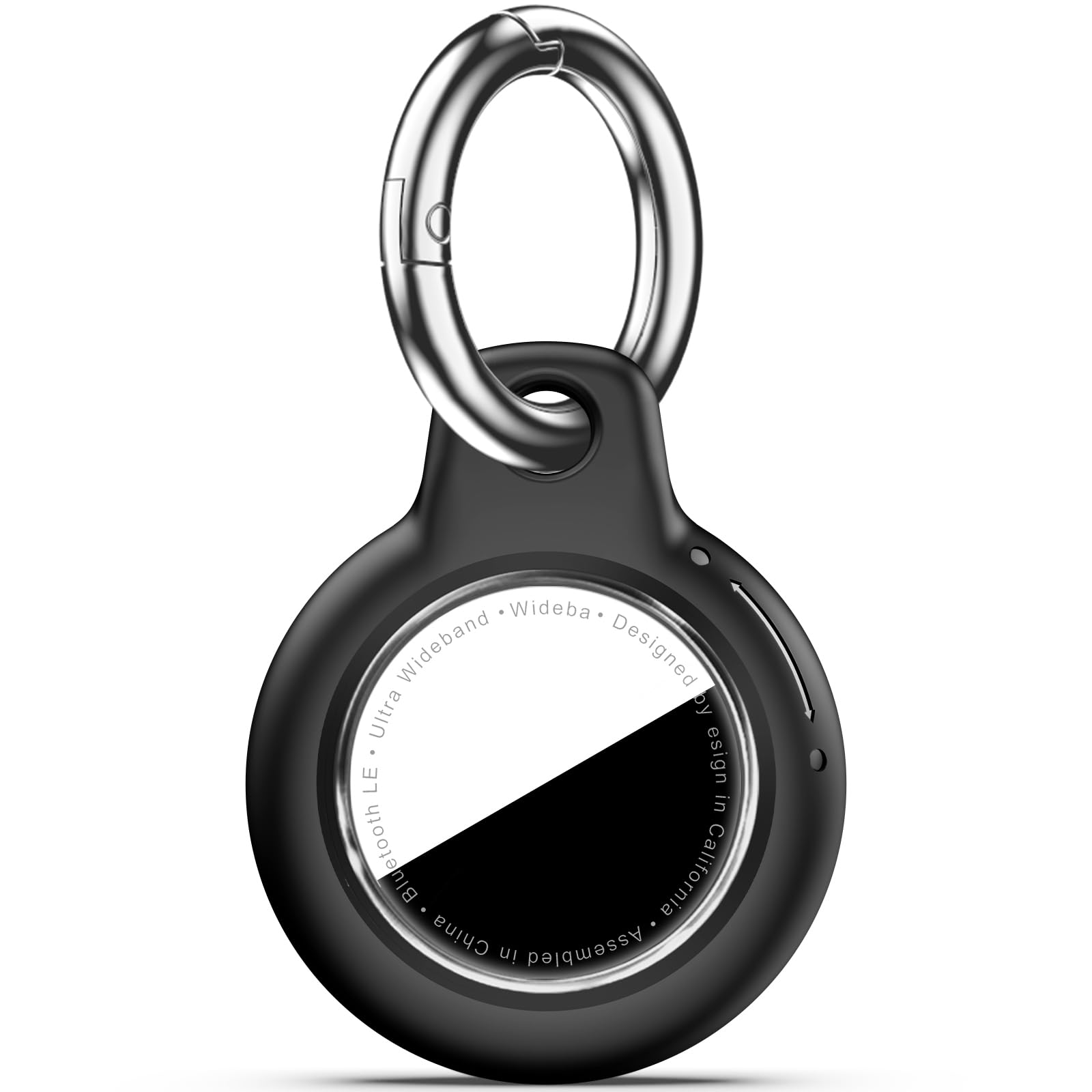 Photo 1 of Wowwat Compatiable with Apple AirTags Holder, Waterproof for AirTags Holder Keychain, Anti-Scratch & Shock Air TagHolder Case,Men's Women's Keyrings & Keychains, Cover for Dog,Car Key,Luggage -White