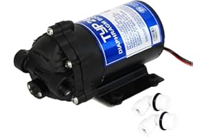 100gpd Water Filter RO Booster Pump 2600NH for Increase Reverse Osmosis System Pressure(with Fittings)