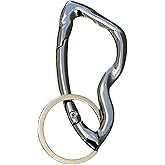 Cute Carabiner Keychain Clips Cool Modern Irregular Design Carabiner Hook Holder Key Ring Clasp for Men Women Gift