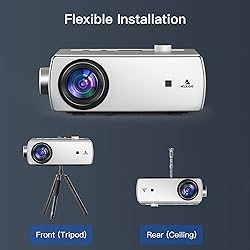 NexiGo WiFi Bluetooth Projector PJ10 [300ANSI