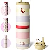 BOTTLE BOTTLE Insulated Water Bottle 24oz with Straw Lid and Handle for Sports Travel Gym Stainless Steel Water Bottles Double-Wall Vacuum Metal Leak Proof BPA-Free