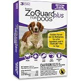 ZoGuard Plus Flea and Tick Prevention for Dogs (Medium - 23-44 lb) | Monthly topical application for medium dogs 23-44 lbs; 3 months supply for routine flea and tick protection.