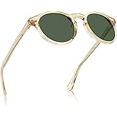 CARFIA Polarized Sunglasses for Women: Acetate Frame, Small/Medium Size, UV400 Protection - Anti Glare CA5288