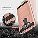 CIRCLE LG V10 Case, 2-Piece Style Hybrid Shockproof Hard Case Cover (TM) Stylus Touch Screen Pen and Screen Protector - Rose Gold