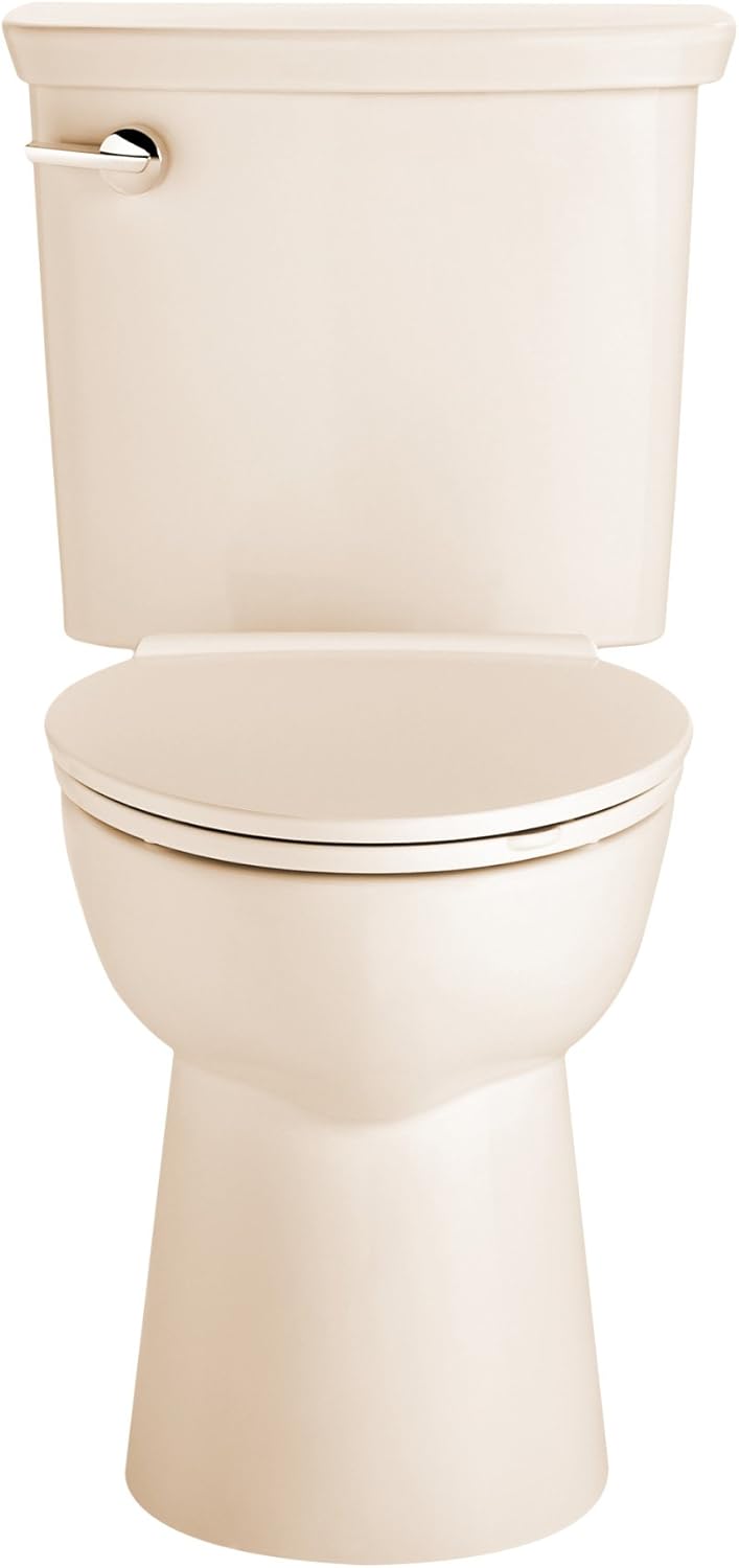 American Standard 238AA105.020 Vormax High Efficiency Right Height Elongated Toilet with RightHand Trip Lever, White - - 
