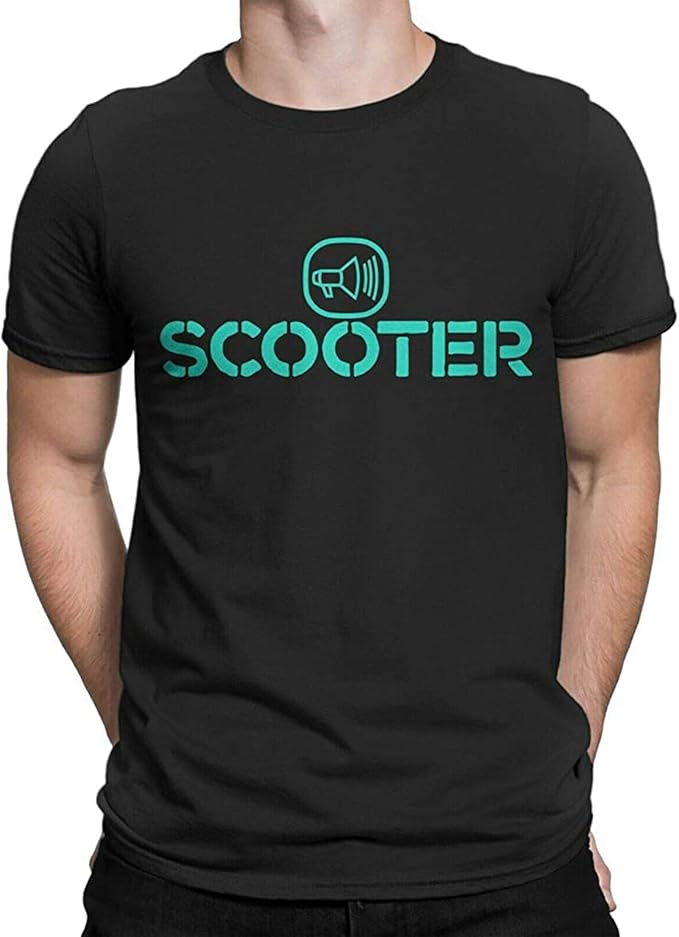 ZHIXI Scooter Techno Hard Trance English Band Graphic Tee Printed TShirt Fashion Shirt for Men