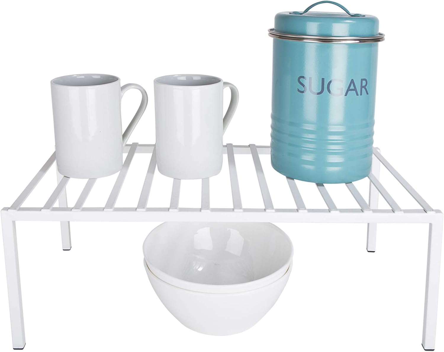 Best Stackable White Shelf Kitchen