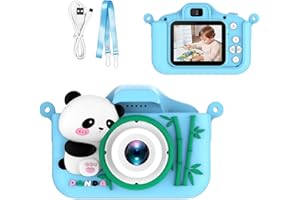 CAVULO Kiddora Snap Camera Kids Camera with Soft Silicone Shell Easy Operation Durable Design for Creative Play and Everyday Adventures (Blue)