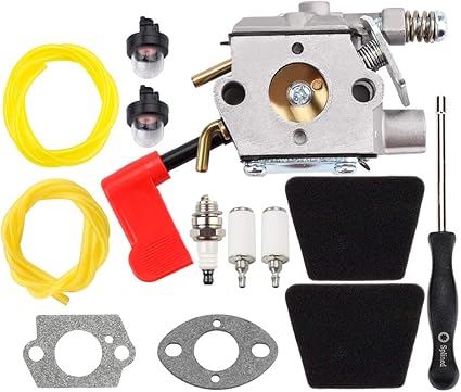 Amazon Com Carburetor For Poulan 32cc Ppb100 Ppb200 Ppb300 Ppb350 Pp031 Pp033 Pp035 Pp036 With Fuel Line Filter Primer Bulb Parts Kit Carb Pp131 Pp135 Pp136 Pp336 Pp446t 31wg Gas Trimmer Weedeater Pole