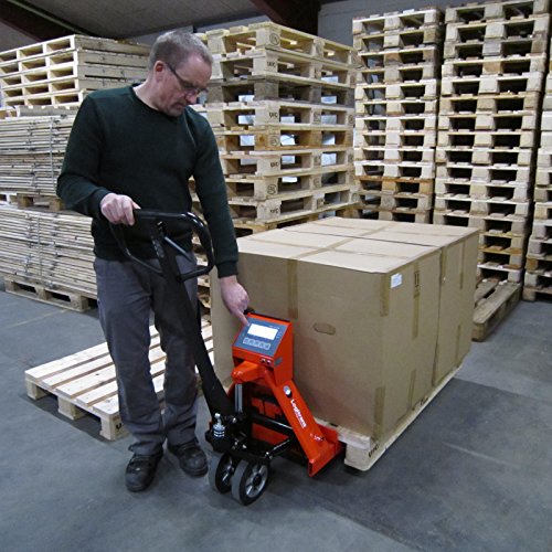 Interthor Economy Scale Pallet Jack - 22" x 45" - 4,400 lbs - Legal For Trade