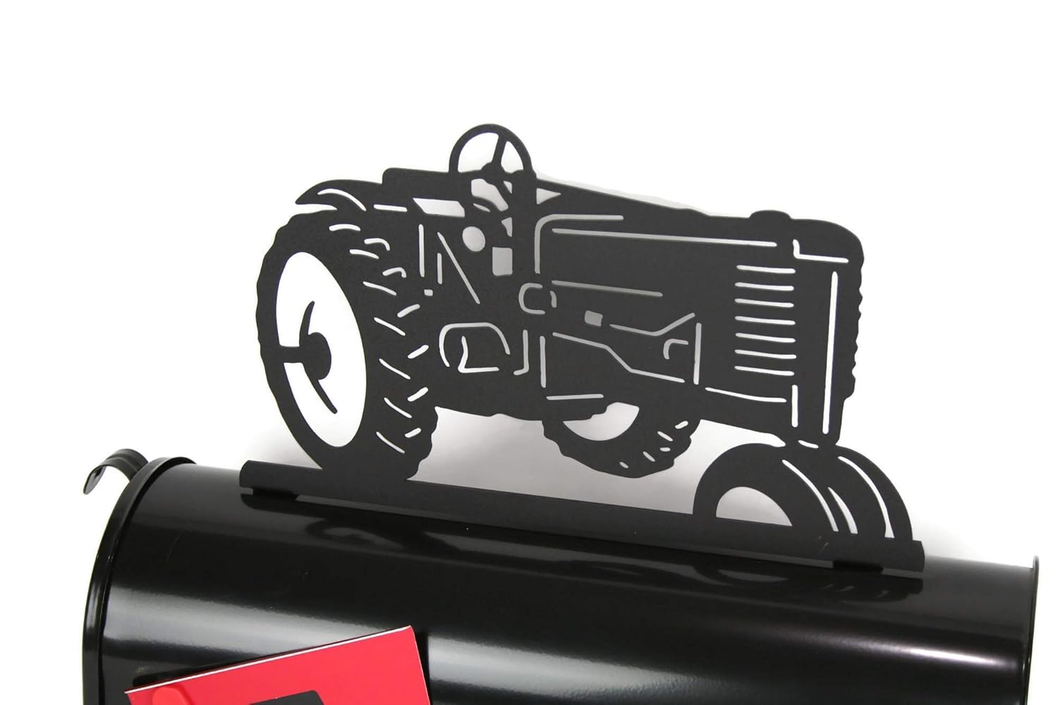 Vintage Tractor Metal Mailbox Topper Handmade