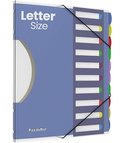 Amazon.com : Edufun Rainbow Tab Expanding File Folder - 24 Pockets