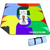 MESUCA FIFA 2026 Picnic Blanket, 75"x80" Extra Large | Waterproof outdoor Foldable Beach Blanket for Outdoor, Camping, Party.Official FIFA World Cup 2026 merchandise.