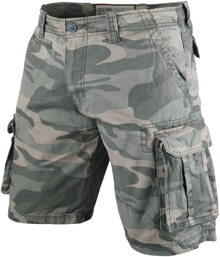 black short cargo pants