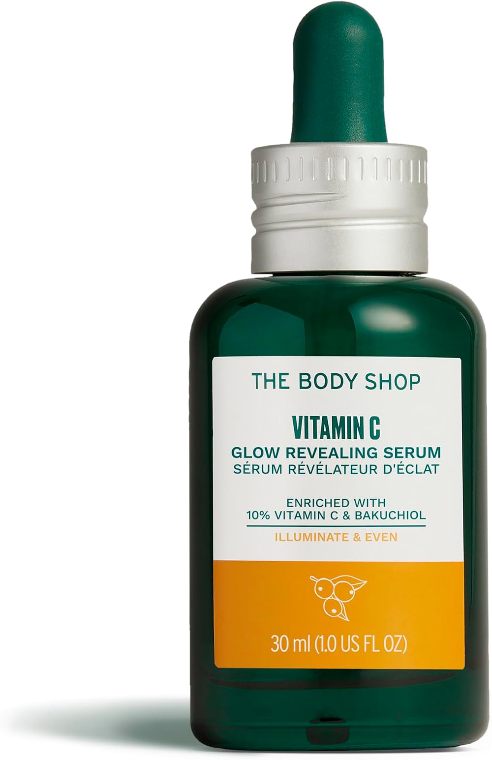 The Body Shop Vitamin C Glow Revealing Serum 30ml 10% Vitamin C Bakuchiol