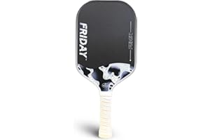 Friday Fever Paddle, Triple-Layer T700 Raw Carbon Fiber, Gen 3 Construction, Dual-Edge Foam, USAP PBCoR .43 Certified