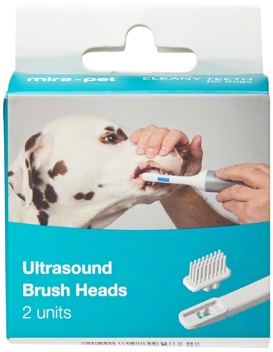 Cleanyteeth Replacement Brush Head for Ultrasonic Dog Toothbrush – Toothbrush and Toothpaste Alternative – Dog Teeth Cleaning Products for Tartar Removal – Oral Care for All Breeds