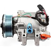 ECCPP AC Compressor 2006-2011 Fit for Honda Civic 1.8L | Air Conditioner AC Compressor for Car Low Vibration Under 72db