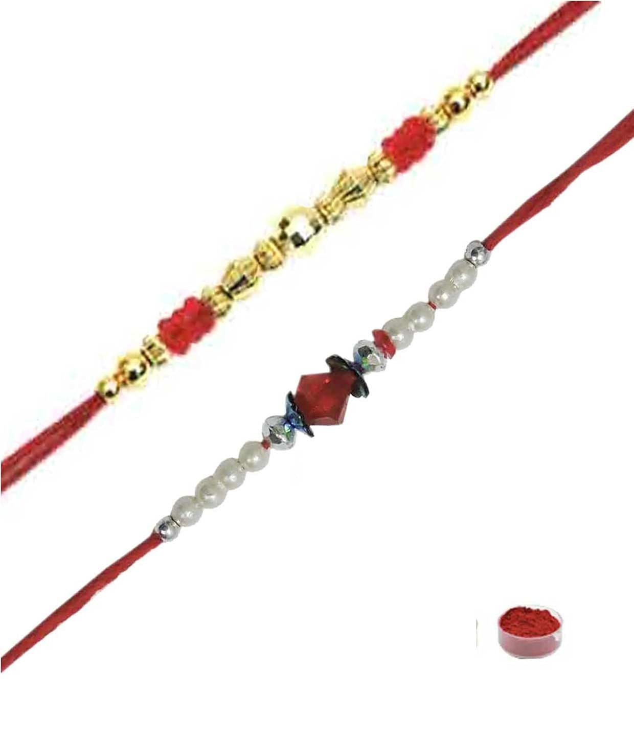 simple set of two dori rakhi