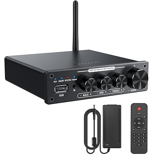 PROZOR 192kHz/24bit Digital Stereo Audio Amplifier, Hi-Fi