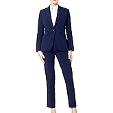 Marycrafts Women's Blazer Pant Suits Set Business Professional Workwear Suit