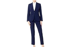 Marycrafts Women's Blazer Pant Suits Set Business Professional Workwear Suit