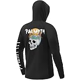 Palmyth Fishing Shirts for Men Long Sleeve Sun Protection Fishing Hoodie UPF 50+ Shirt Neck Gaiter