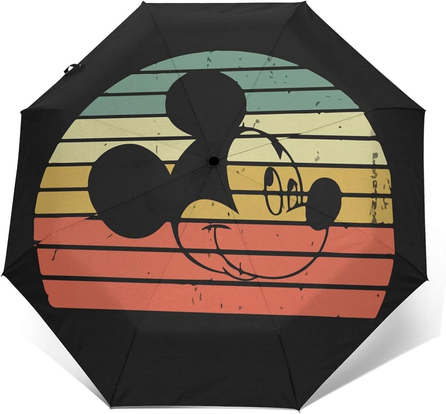 Vintage Retro Disneyland Mickey Mouse Automatic Umbrella
